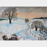JANUAR: Frostiger Weg